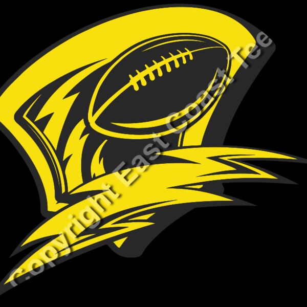 Football shield lightning Thumbnail