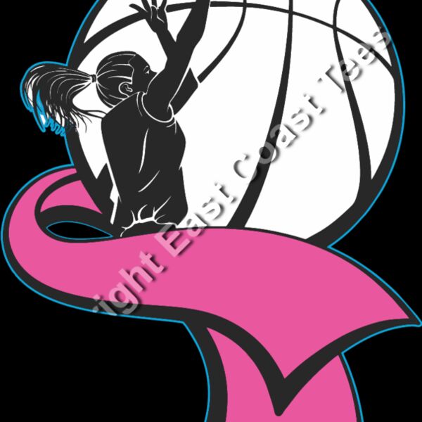 Basketball Ribbon Awareness Cancer Thumbnail