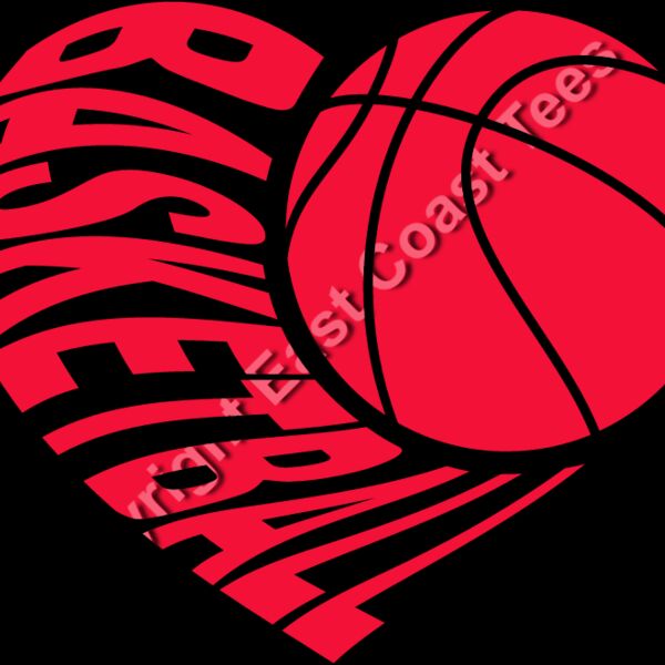 Basketball Love heart 3 Thumbnail
