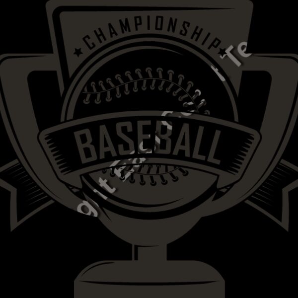 Baseball Ball Trophy Championship 1 Thumbnail