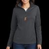 Port Authority Ladies Pinpoint Mesh 1/2 Zip Thumbnail