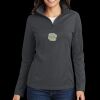Port Authority Ladies Pinpoint Mesh 1/2 Zip Thumbnail